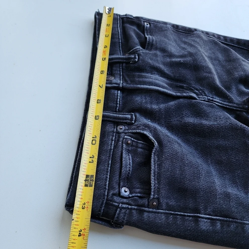 Abercrombie Kids Skinny Jeans Black Wash Slim Stretch Boys Size 13/14 Denim
